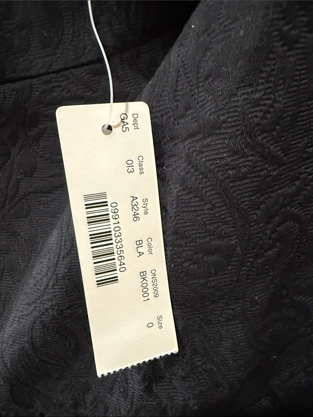J. Crew Black Textured Flared Skirt
